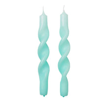 Load image into Gallery viewer, Mint Green Twist Candle