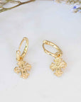 Pilgrim Dagmar Hoop Earrings in Gold or Silver