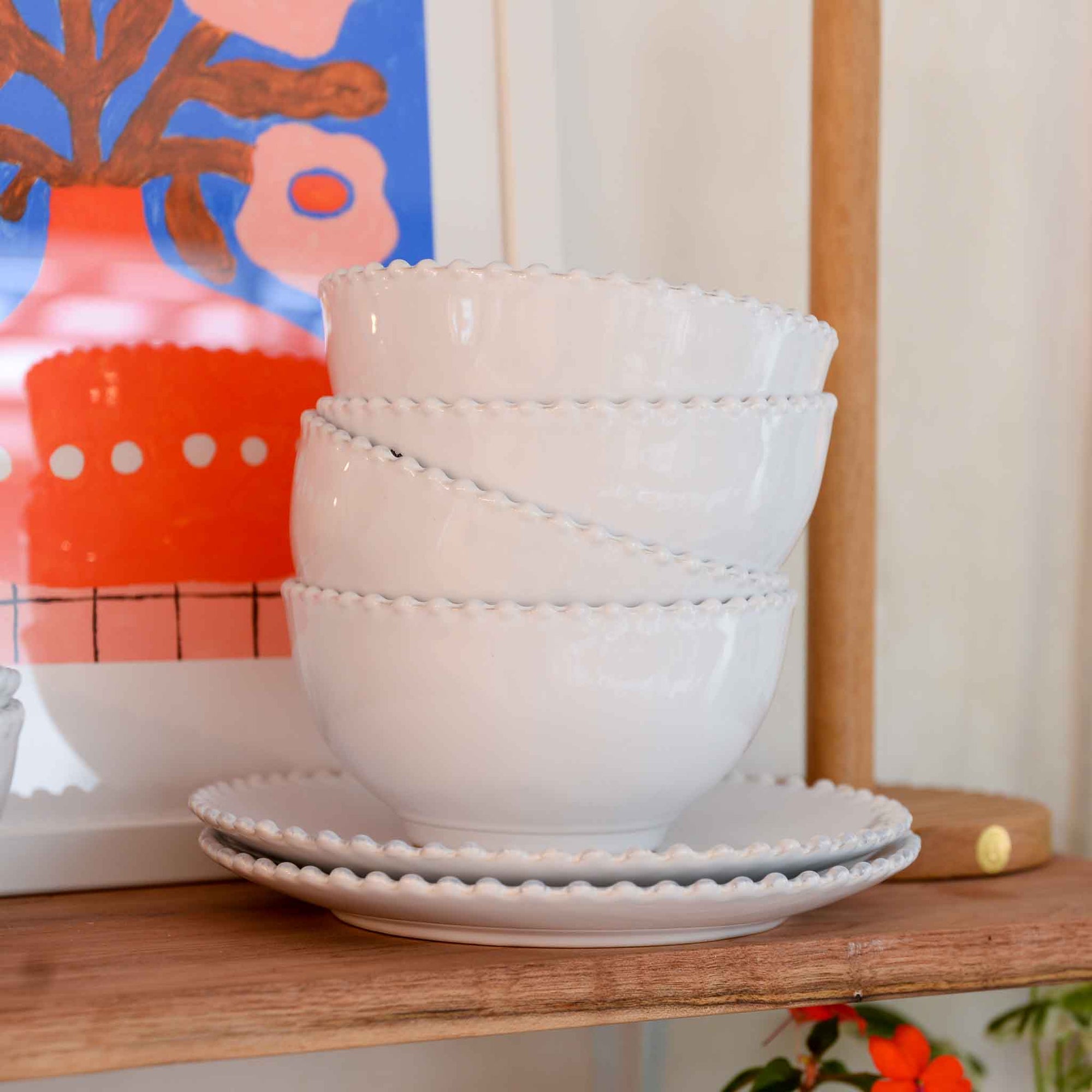 Pearl White Soup / Cereal Bowl 16cm