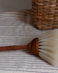 Redecker Dust Brush in Oiled Pear wood