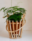 vanda wall flowerpot from bloomingville bamboo pot holder