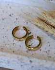 Pilgrim Create Recycled Hoop Earrings in Gold