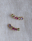 Pilgrim Anita Gold Plated Earrings in Multi