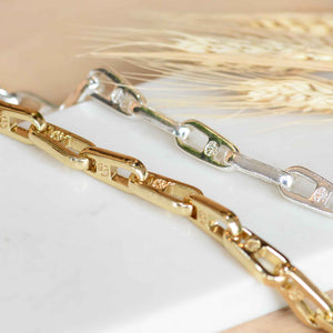 Pilgrim Love Chain Bracelet in Silver or Gold