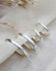 Pilgrim Blossom Recycled Hoop Earrings Set