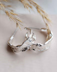 Pilgrim Elara Organic Shaped Hoop Earrings