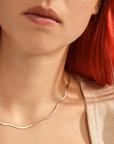 Joanna Flat Snake Chain Necklace / Colours
