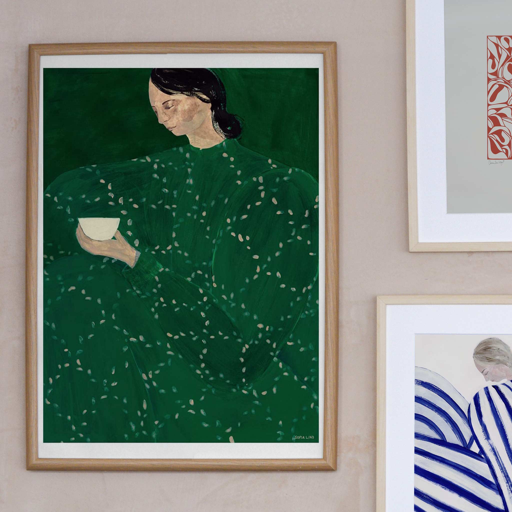 The Poster Club | Coffee Alone At Place De Clichy | Sofia Lind