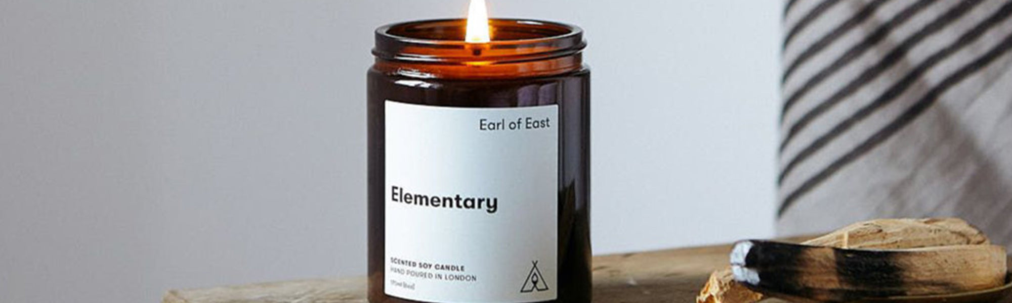 Earl of east natural soy wax candles sold at mon pote