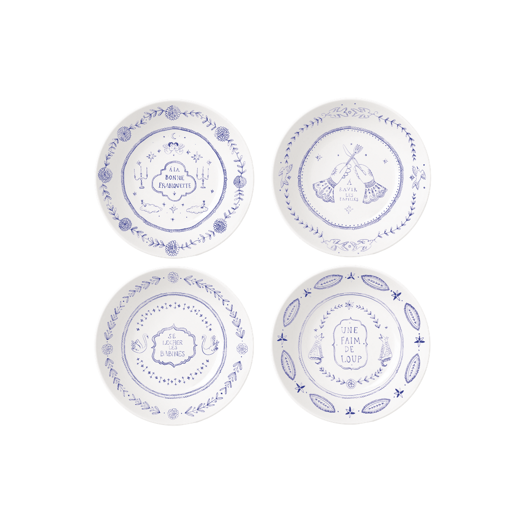 French Gourmet Dessert Plates