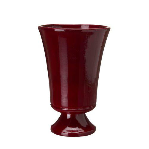Meryl Footed Plant Pot / Red