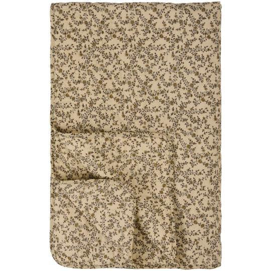 Brown Floral Quilt