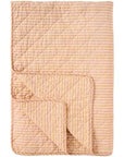Mustard and Pink Stripe Quilt