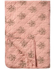 Pink Block Print Quilt
