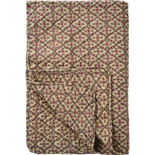 Patterned Quilt / Raspberry Windows