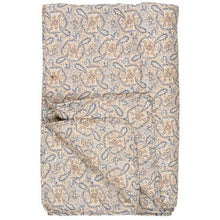 Load image into Gallery viewer, Blue and Beige Paisley Cotton Quilt