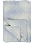 Quilt Light Blue Gingham 130 x 180