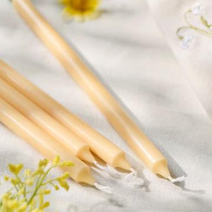 Pencil Taper Candle 1.3cm Yellow