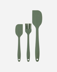 Green Kitchen Silicone Utensils / Set of 3