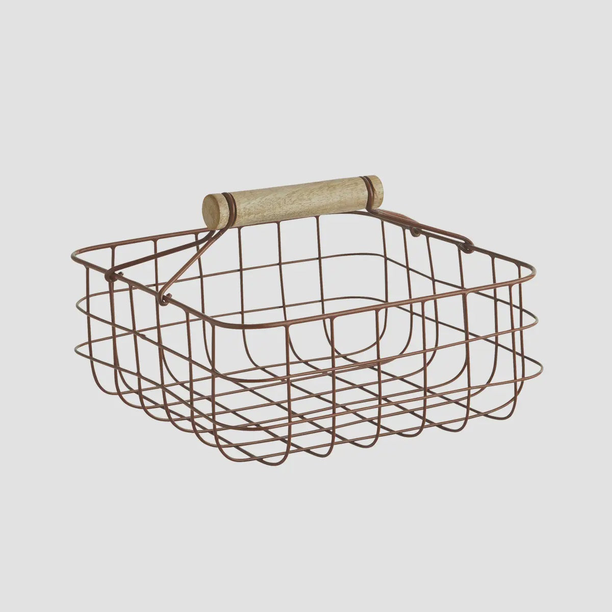Iron Napkin Basket / Rust