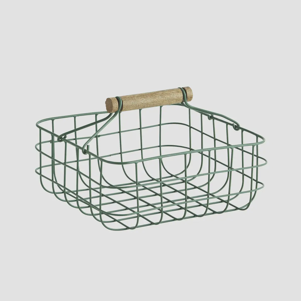 Iron Napkin Basket / Green