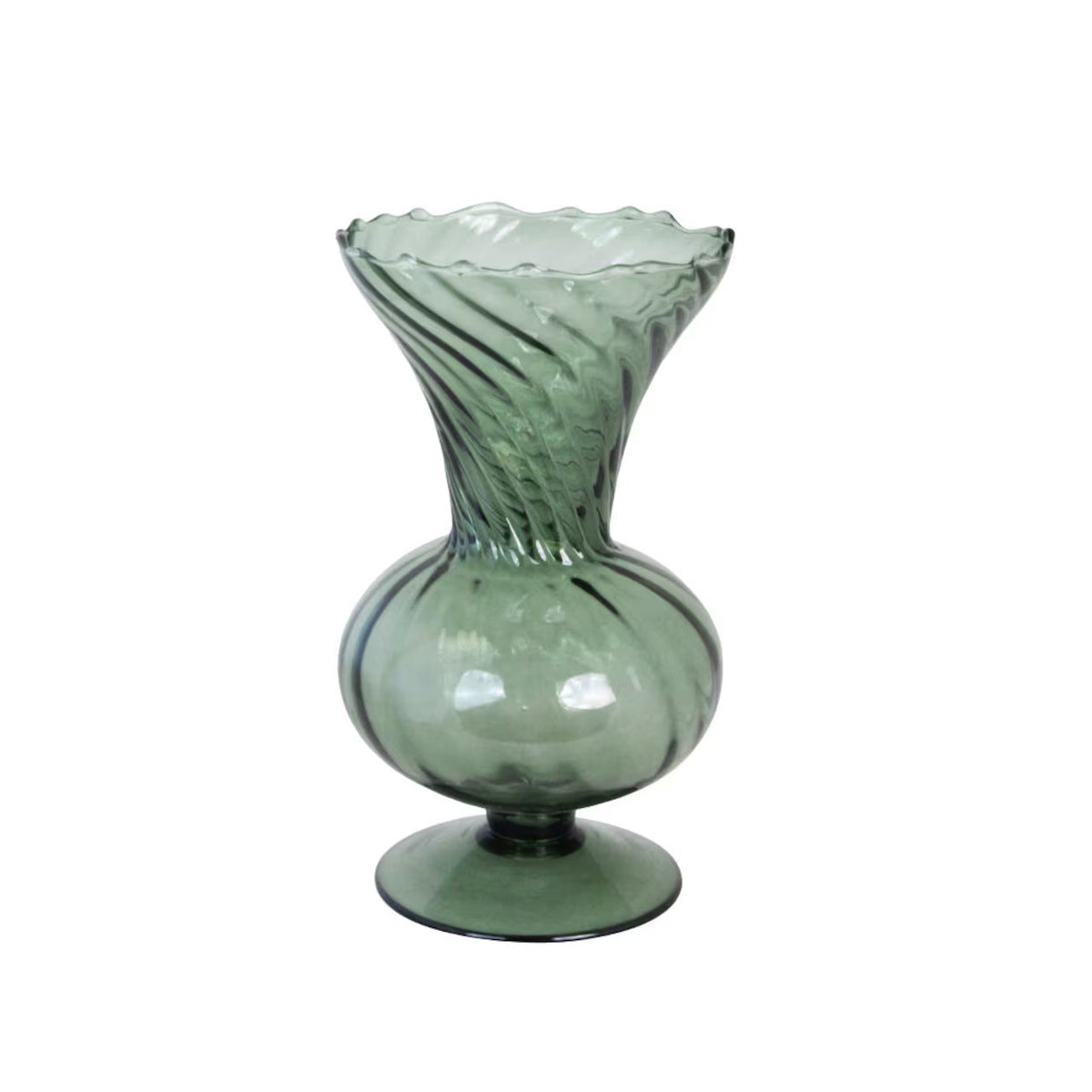Annie Glass Vase / Green