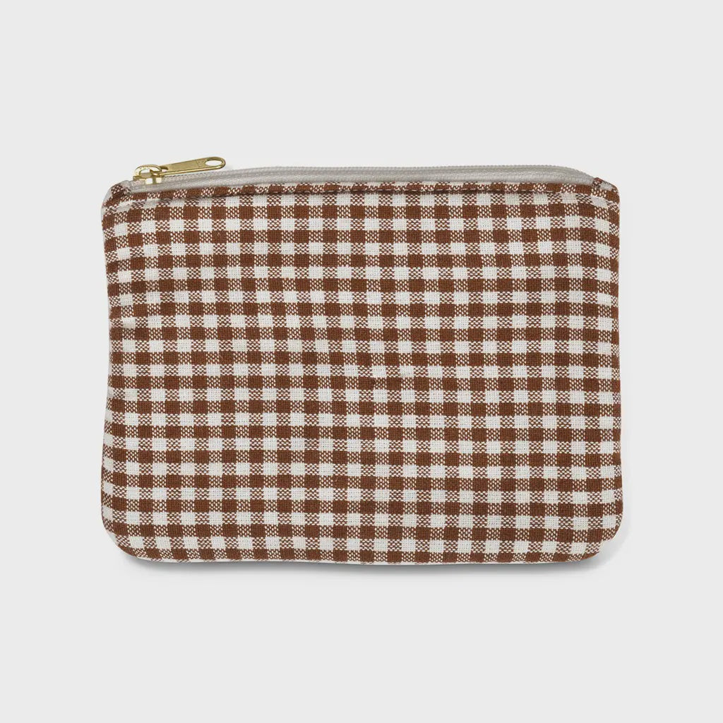 Gingham Pouch