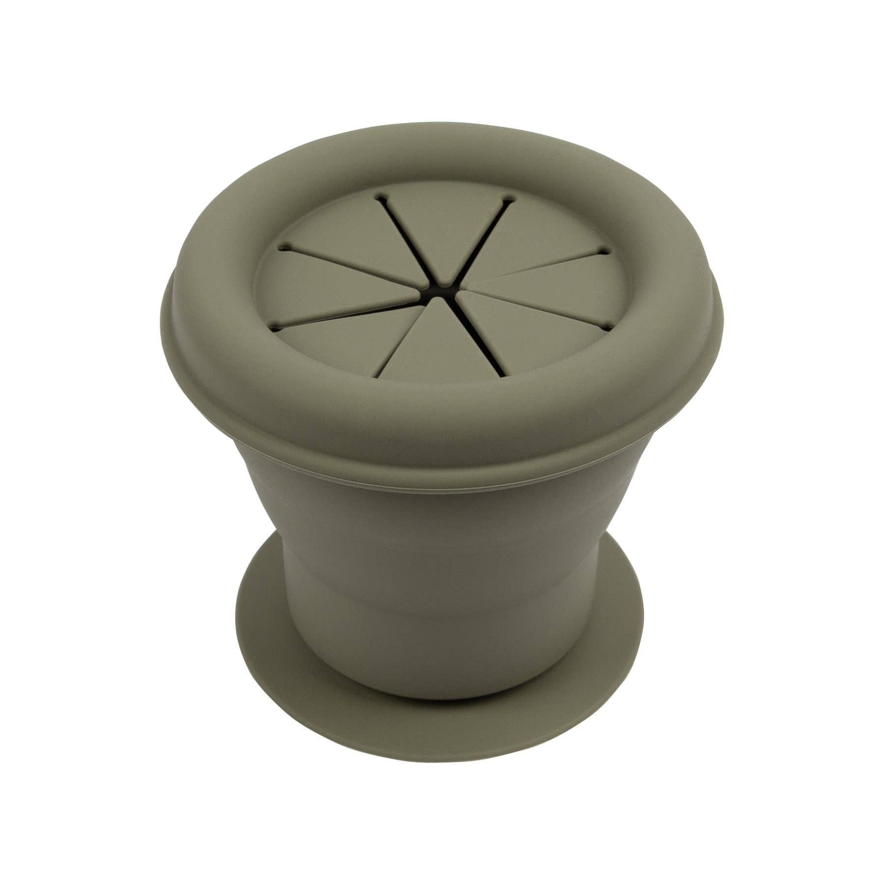 Baby Silicone Snack Pot / Sage