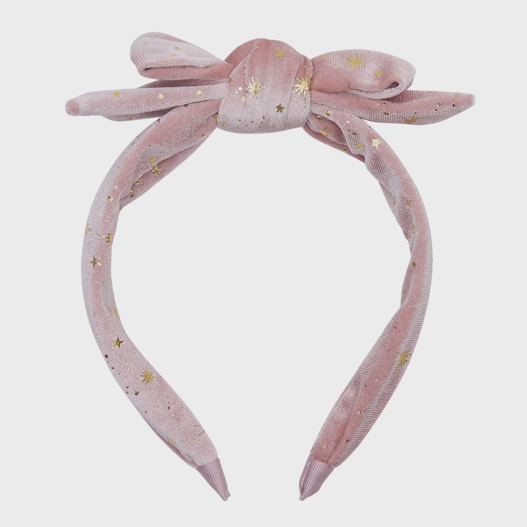 Velvet Starry Alice Band / Pink