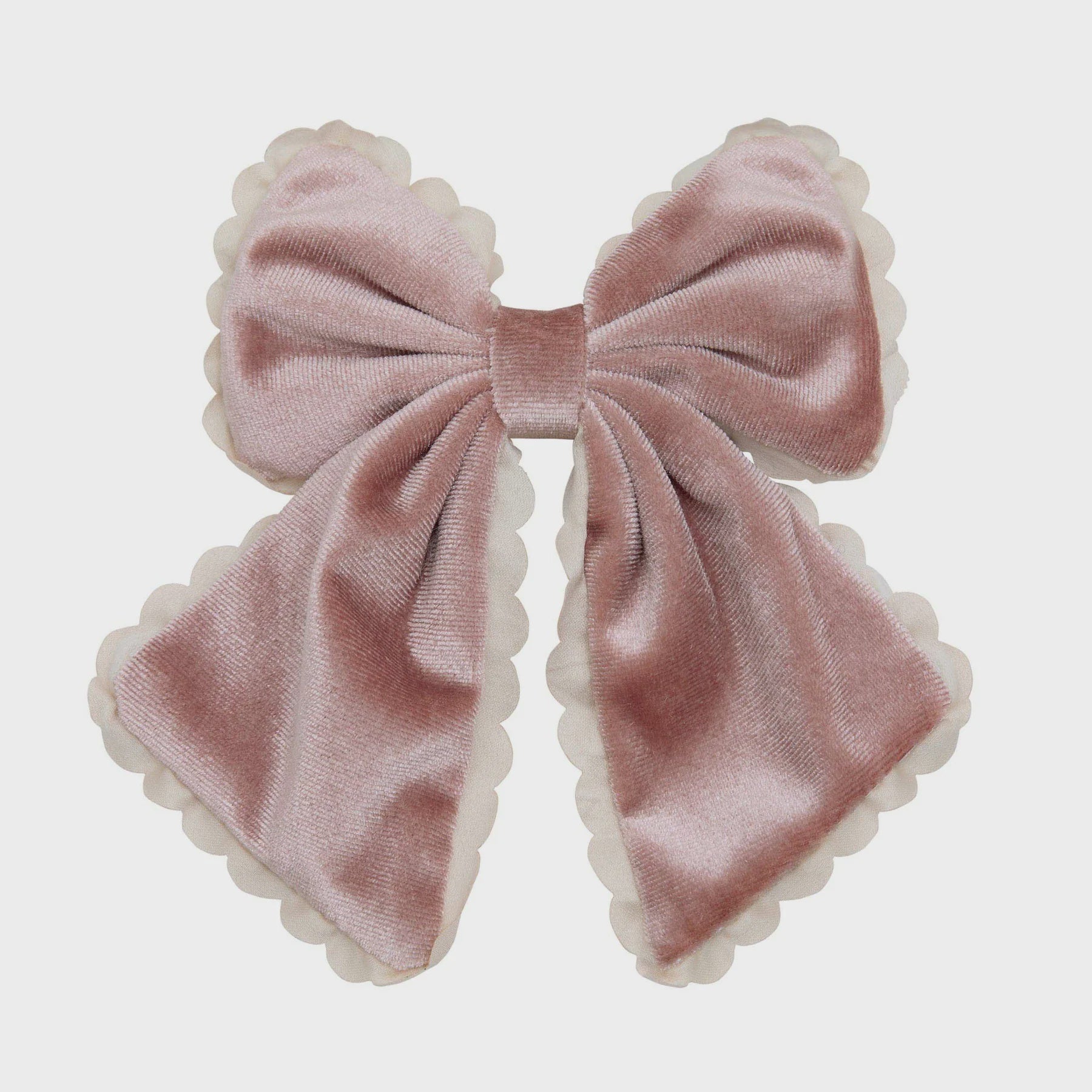 Scalloped Velvet Bow