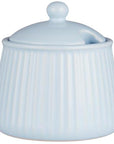 Sugar Pot with Lid / Pastel Blue
