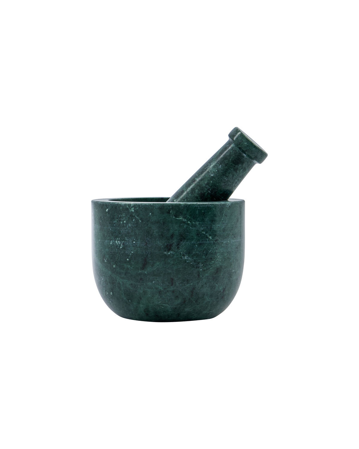 Pestle and Mortar / Dark Green Marble
