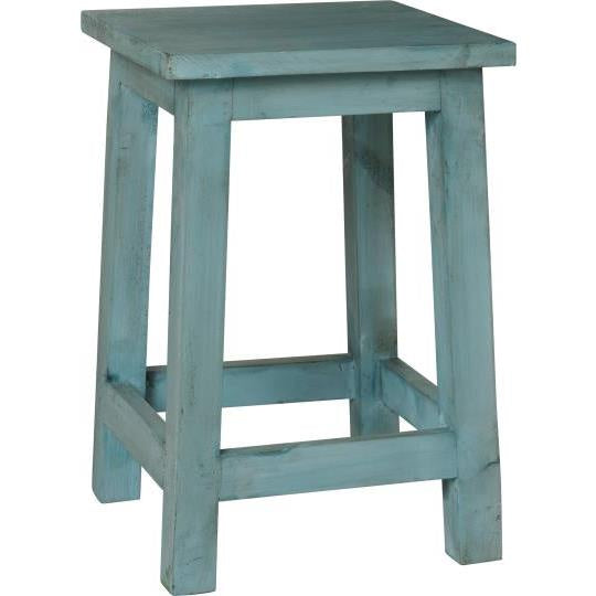 Painted Pinewood Stool