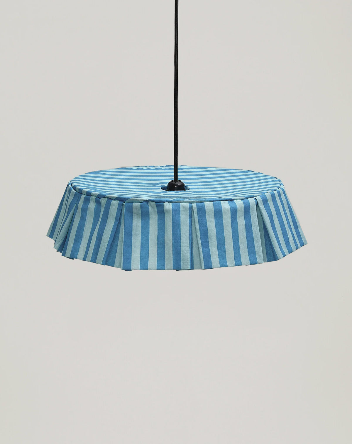 Vibes Pendant Fabric Lampshade 40 cm / Blue Stripes