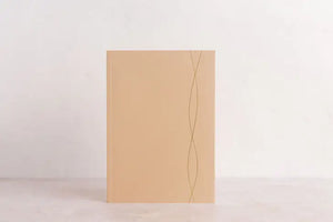 A5 Lined Notebook in Beige