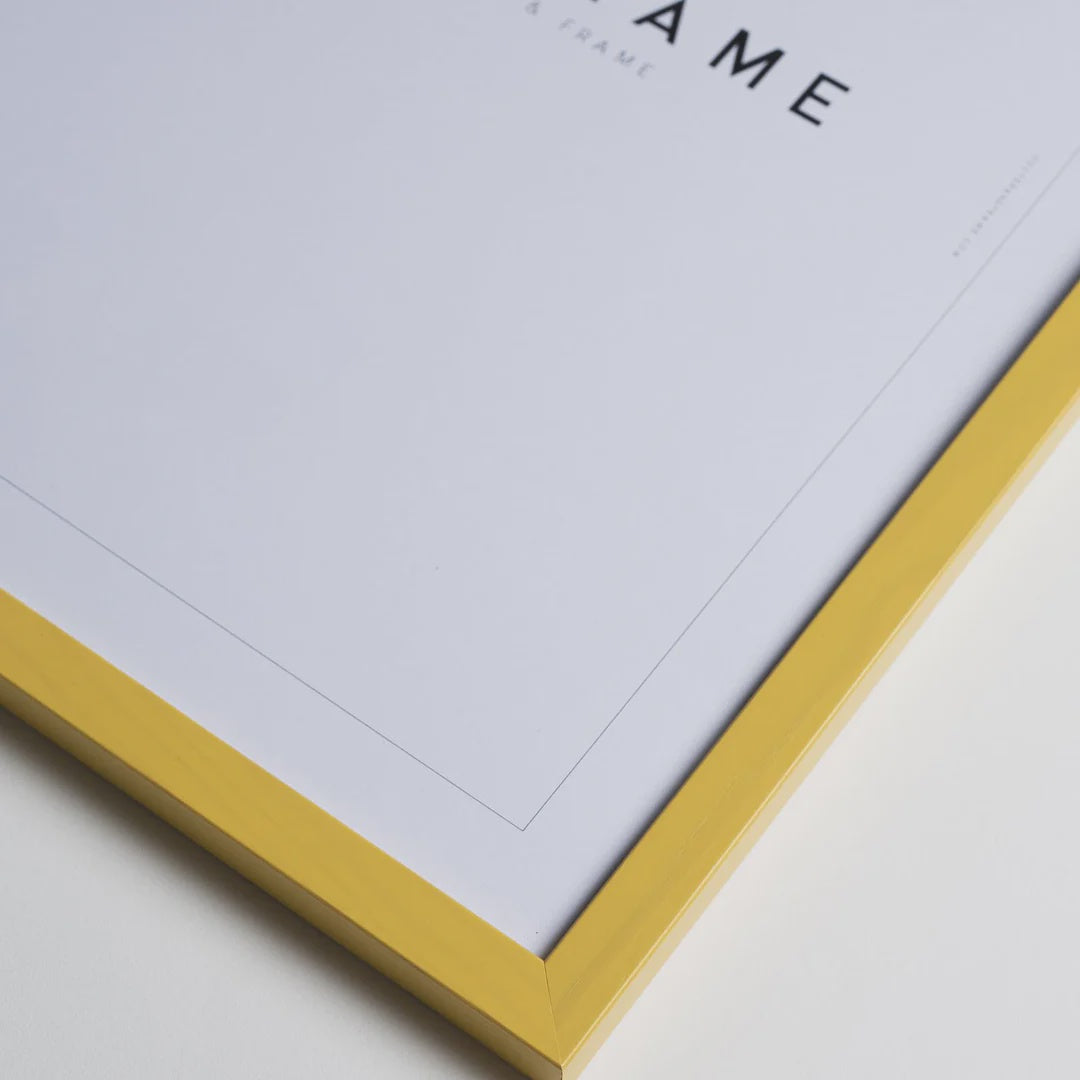 Hand Made Yellow Frame / A2