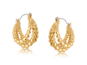 Selma Delicate Gold Hoop Earrings