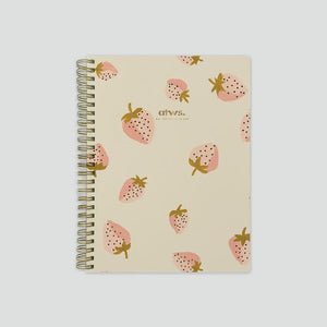 Strawberry Notebook Spiral