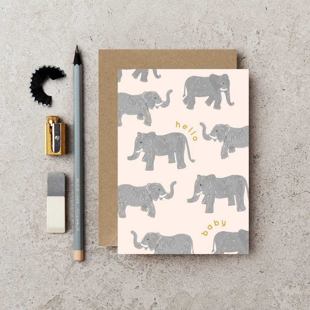 New Baby Elephant Card