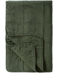Vintage Quilt in Myrtle Green / 130 x 180cm