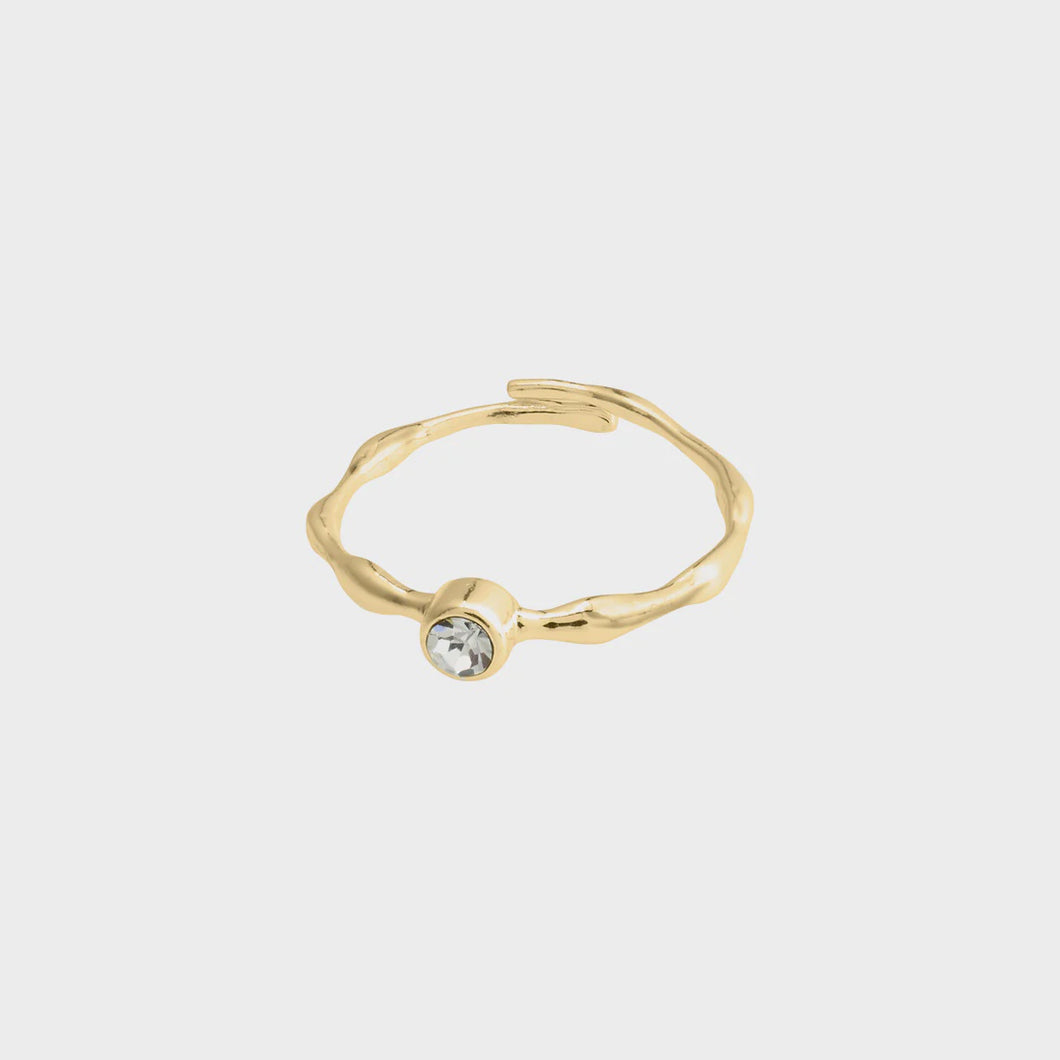 Pilgrim Lulu Crystal Stack Ring / Colours