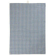 Load image into Gallery viewer, Lucas Blue Gingham Check Tea Towel