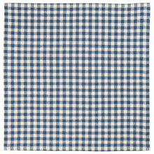 Load image into Gallery viewer, Blue and White Gingham Check Napkin