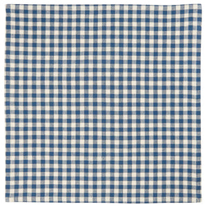 Blue and White Gingham Check Napkin