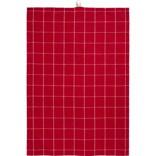 Red Check Tea Towel