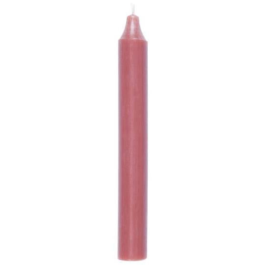 Single Rustic Candle / Pink