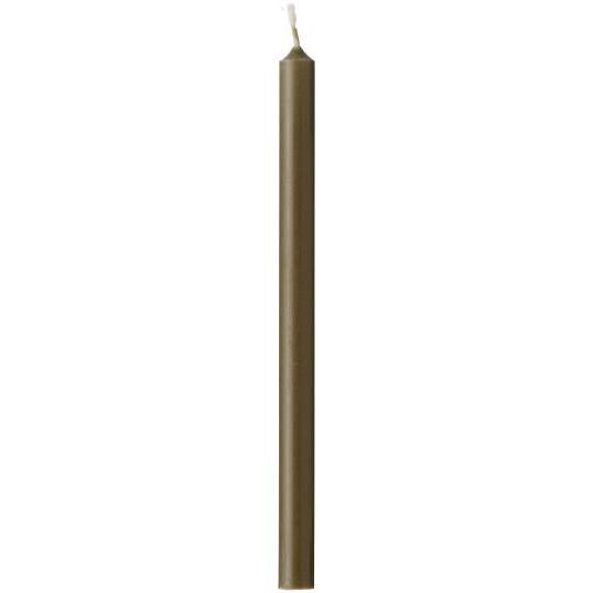 Pencil Taper Candle 1.3cm Olive Green