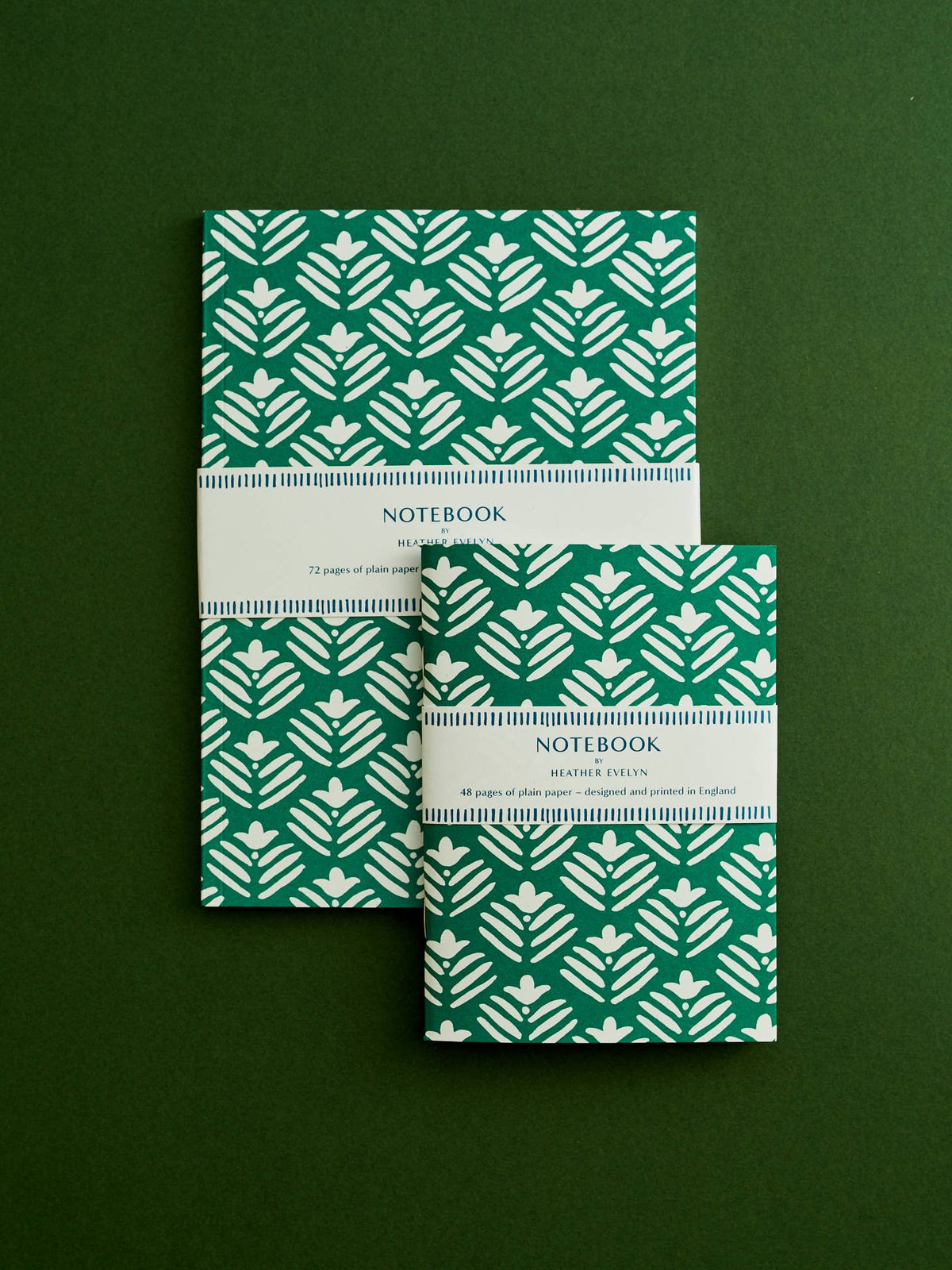 Notebook Green Flower: A6