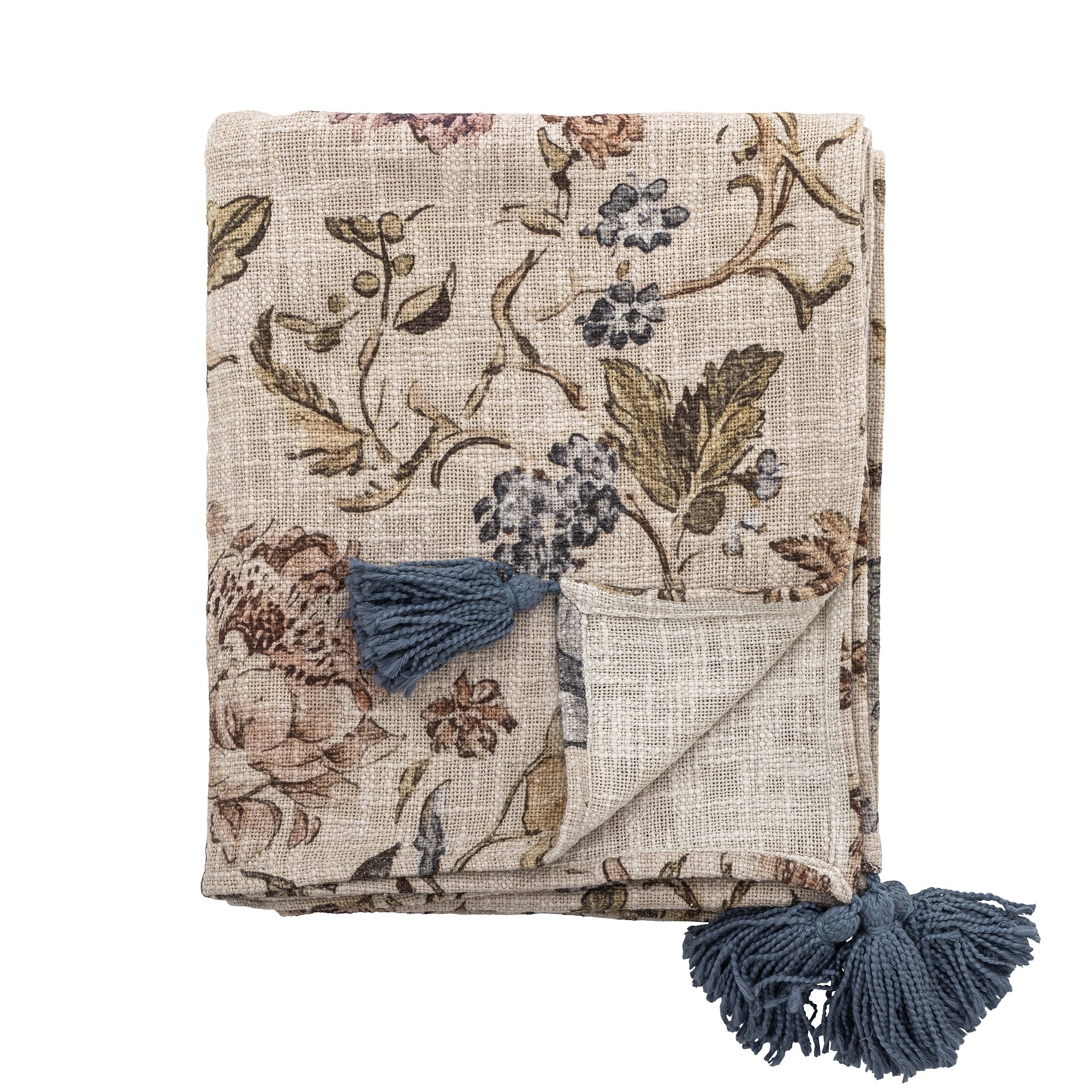 Yoti 100% Cotton Floral Printed Throw