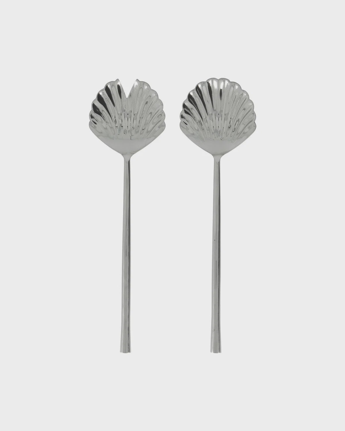Stainless Steel Shell Salad Servers